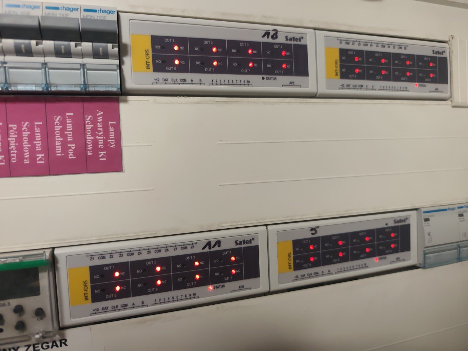 Moduły sterujące SATEL – realizacja CAMTIX